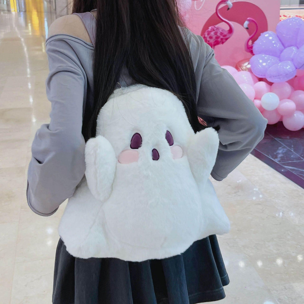 ZA-Zola Halloween Ghost Plush Backpack - ZA-Zola