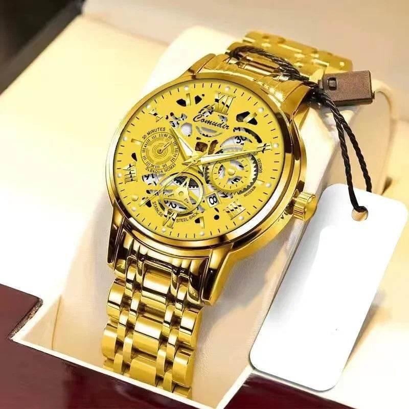 Men’s Waterproof Luminous Calendar Watch – Stylish & Durable - ZA-Zola