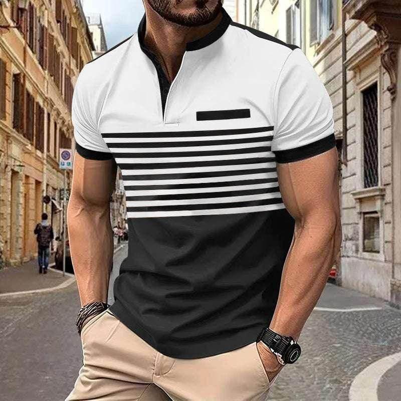 Men’s Henley Shirt – V-Neck, Stylish & Slim Fit, Shop Now! - ZA-Zola