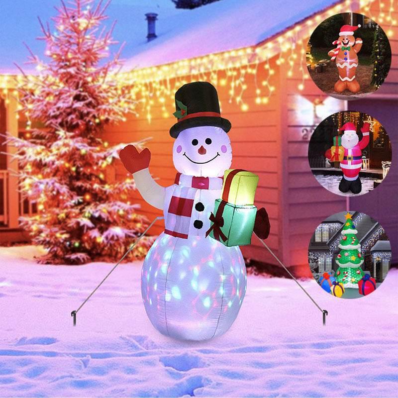 Christmas LED Inflatable Decoration — Santa, Tree & Snowman Yard Decor - ZA-Zola