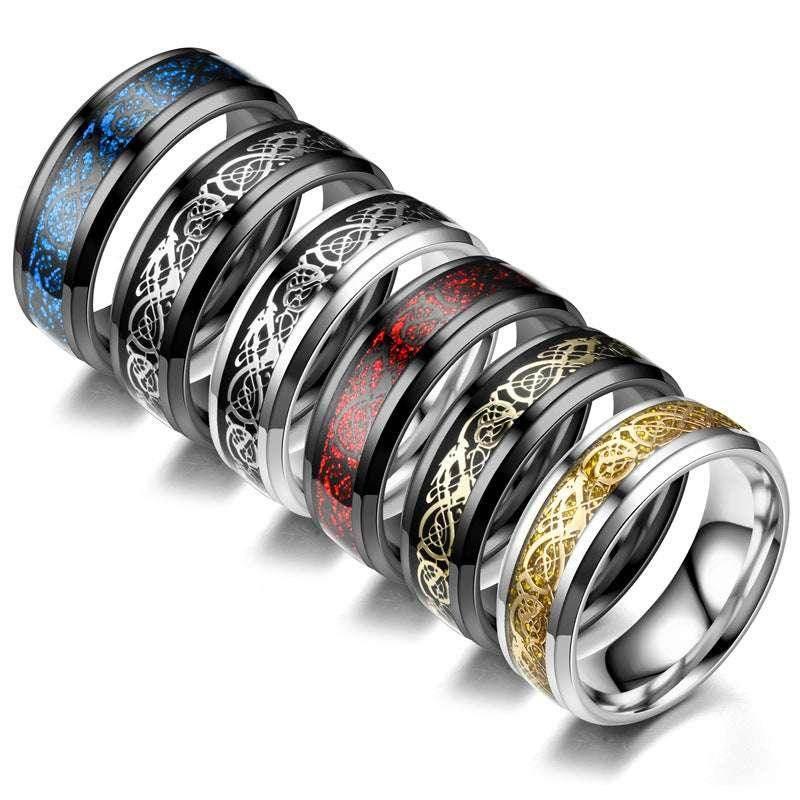 Stainless Steel Dragon Ring for Men & Women - ZA-Zola
