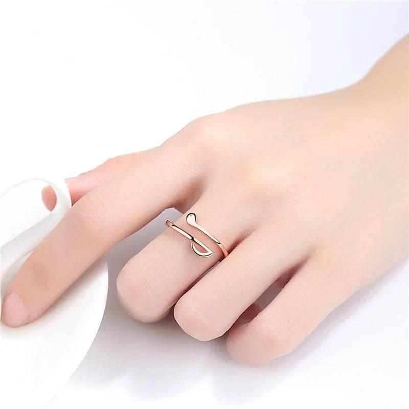 Luxury Adjustable Music Ring – Copper Wedding Band - ZA-Zola