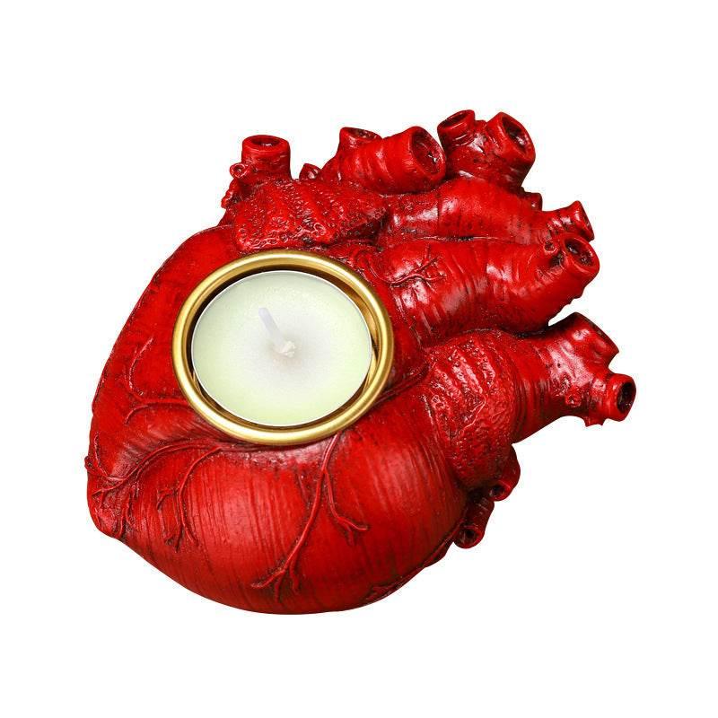 Halloween Gothic Heart Candlestick – Horror Décor - ZA-Zola
