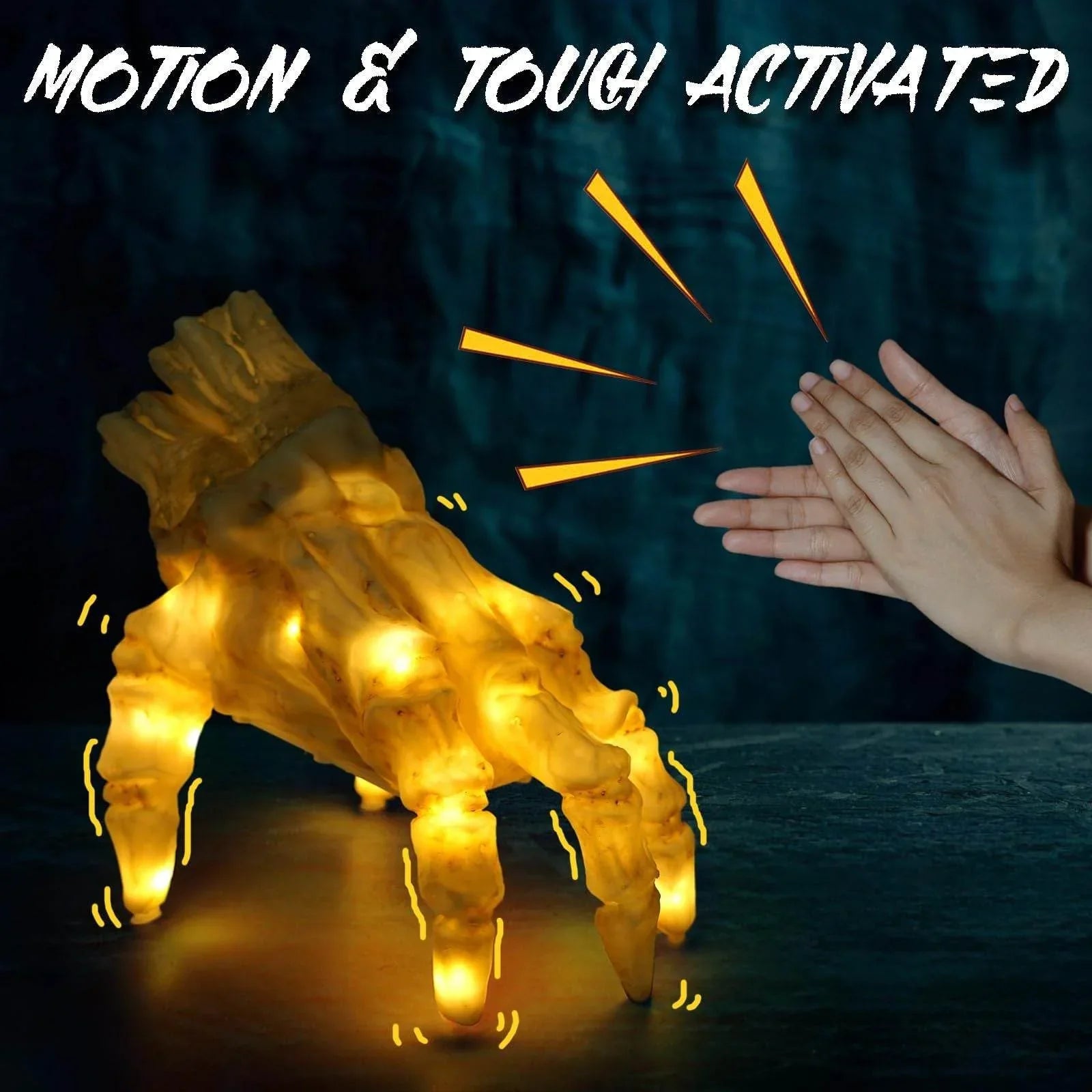 ZA-Zola Halloween Electric Luminous Crawling Hand with Sound - ZA-Zola