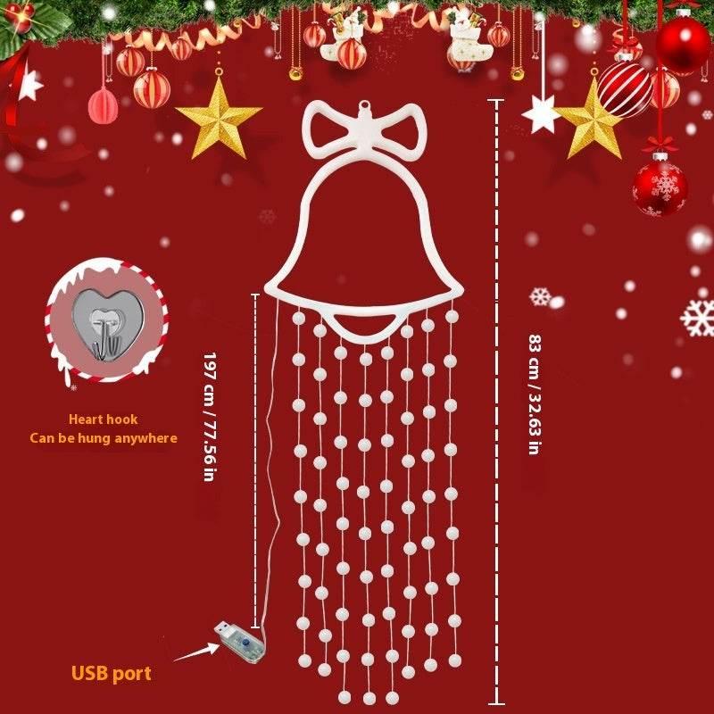 Christmas Bell Hanging Lamp Tree Decoration USB Light - ZA-Zola