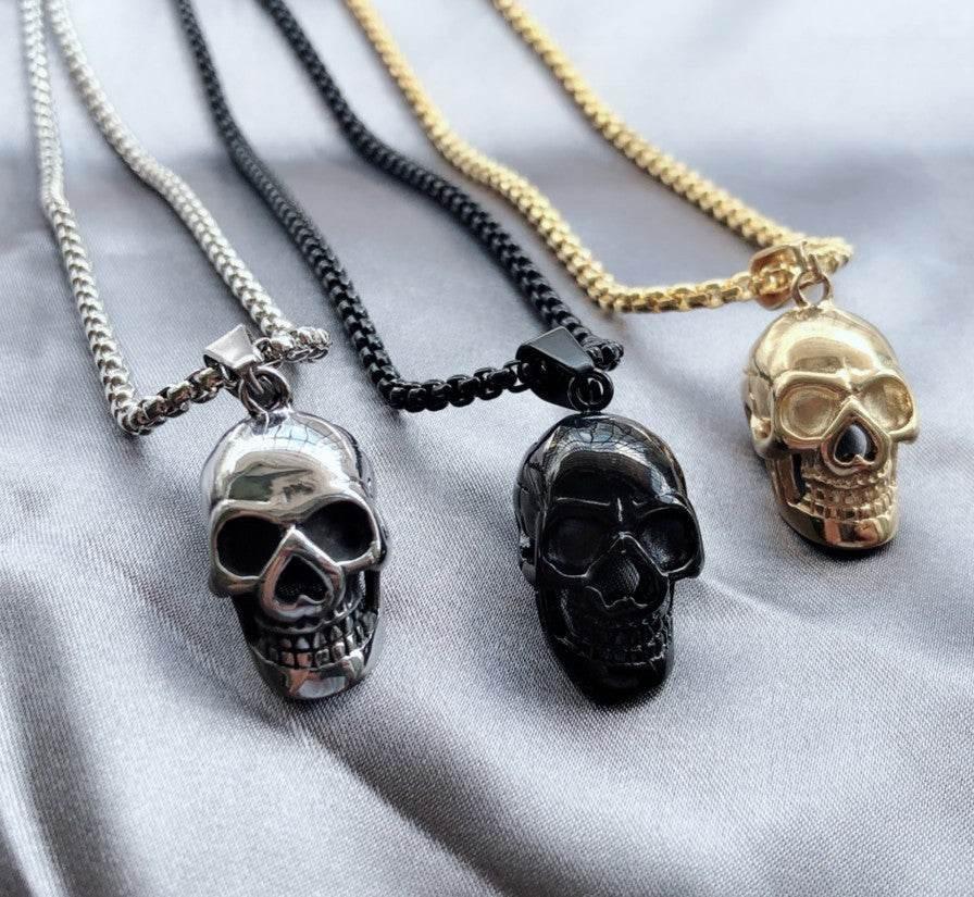 ZA-Zola Halloween Skull Punk Necklace Unisex - ZA-Zola