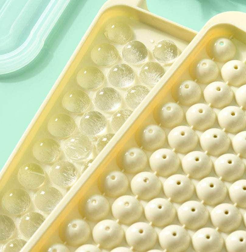 Ice Cube Mold with Lid – Sky Blue, Apricot, Modern Style - ZA-Zola