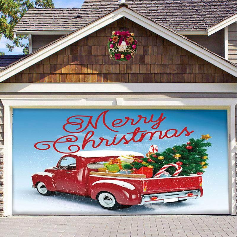 Christmas Background Hanging Cloth for Door & Wall Décor - ZA-Zola