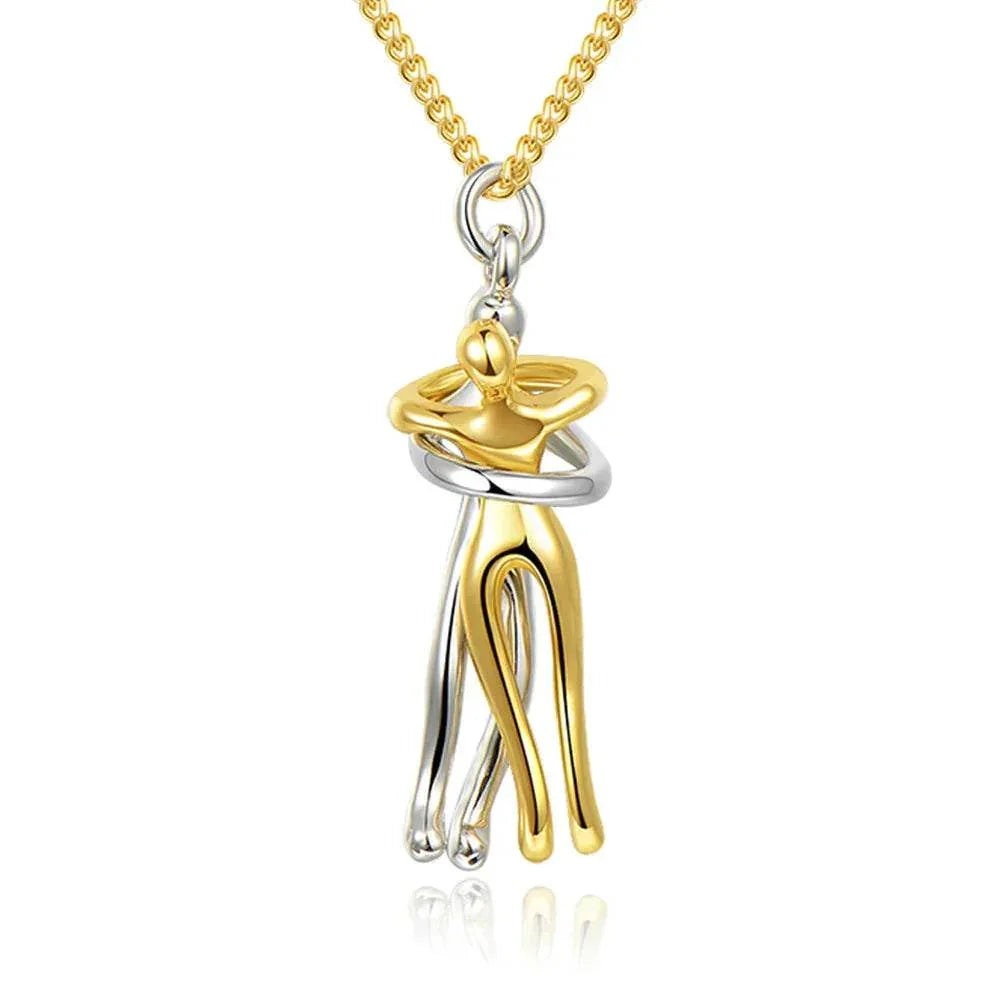 Love Necklace – Hug Clavicle Chain for Couples - ZA-Zola