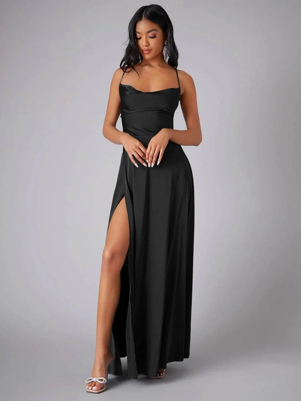 Backless Slim Fit Dress – S-3XL, 14 Colors - ZA-Zola