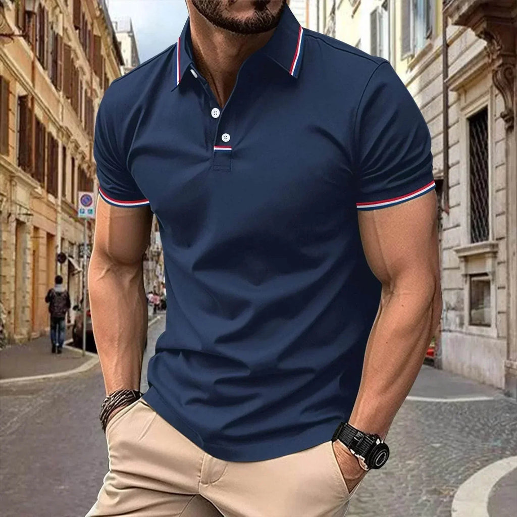 Business Pure Color T-Shirt for Men – Shop Now - ZA-Zola