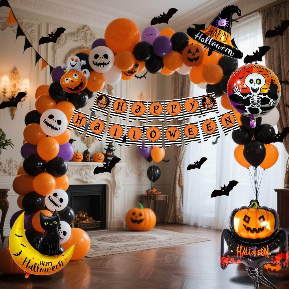 ZA-Zola Halloween Balloon Set Hanging Flags - ZA-Zola