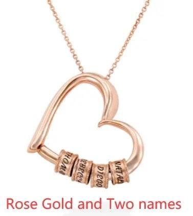 Thanksgiving Heart Love Beaded Necklace – Fashion Must-Have - ZA-Zola