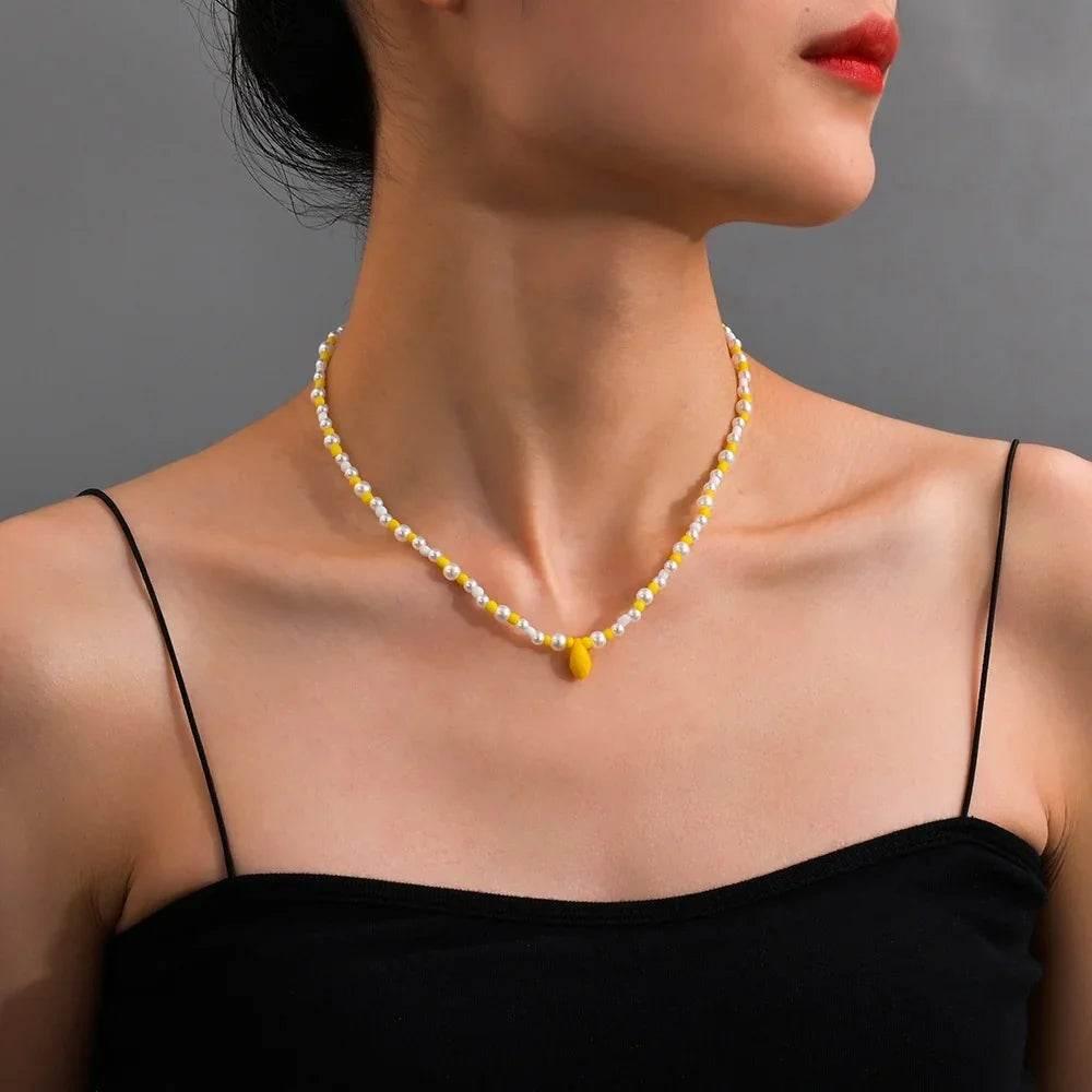 Shop Bohemian Ocean Turquoise Necklace – Starfish Charm - ZA-Zola