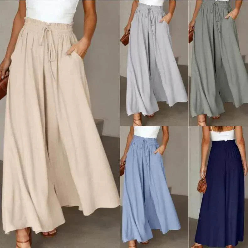 High Waist Wide Leg Dress Pants for Women - ZA-Zola