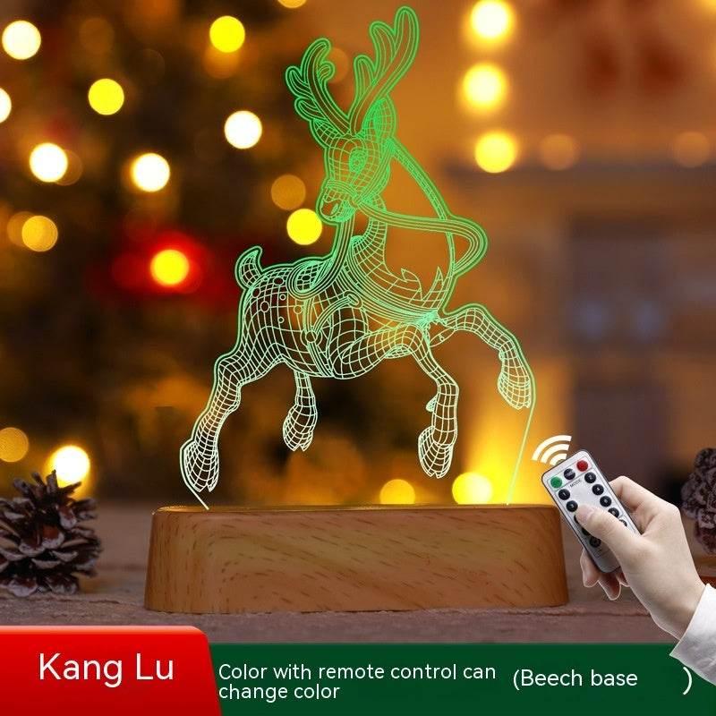 Christmas 3D LED Lamp Acrylic Night Light Kids Gift - ZA-Zola