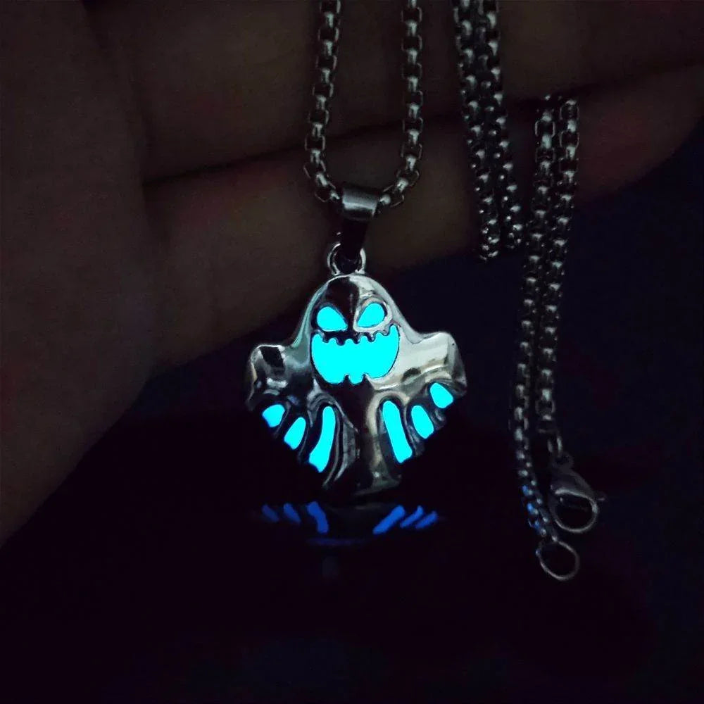 ZA-Zola Luminous Ghost Pendant Necklace - ZA-Zola