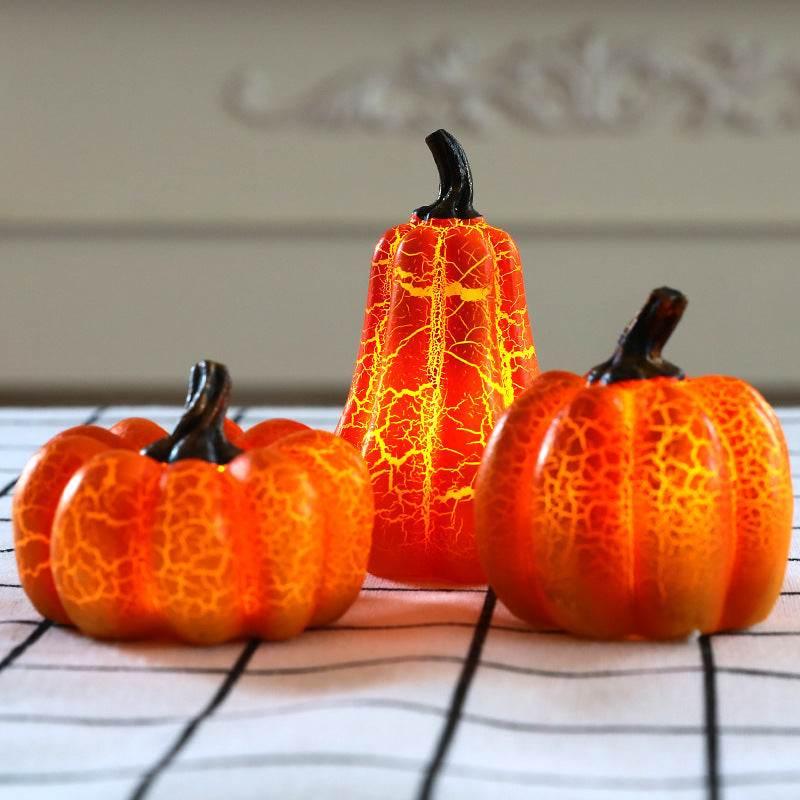 ZA-Zola Halloween Pumpkin Lantern LED Candle Lamp - ZA-Zola