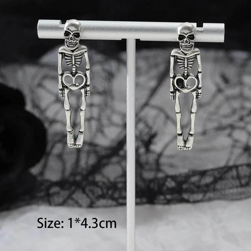 ZA-Zola Skull Simulation Halloween Earrings - ZA-Zola
