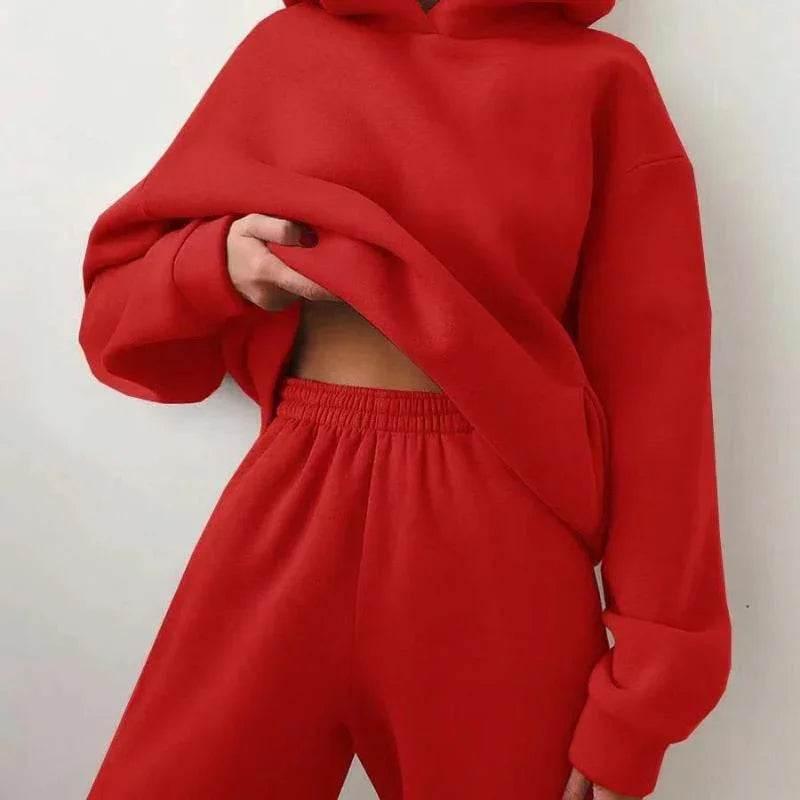 Women’s Hooded Sweater Tracksuit – Shop Now! - ZA-Zola