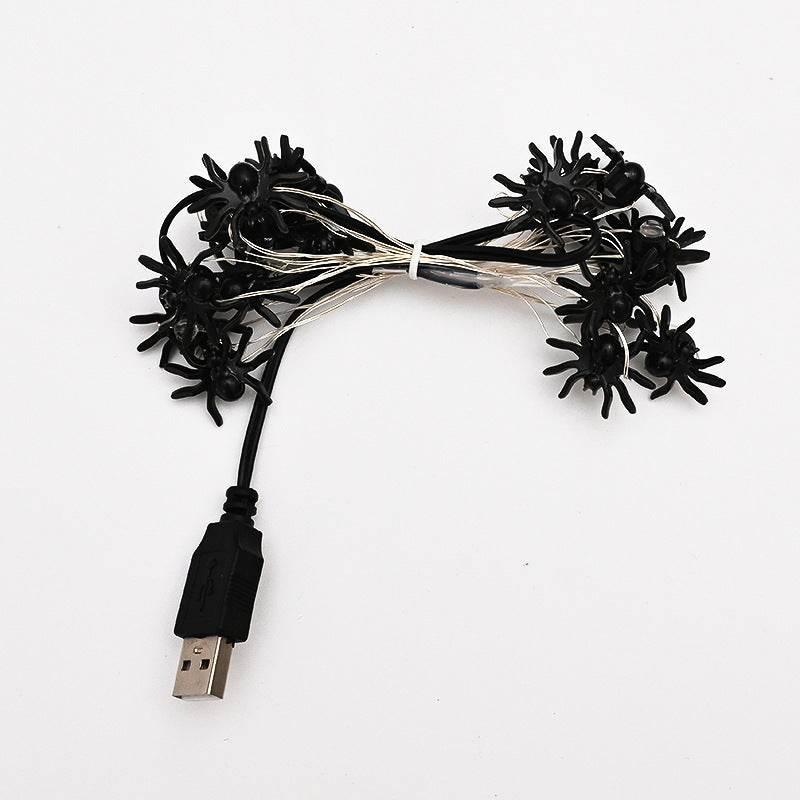 ZA-Zola LED Purple Spider Halloween Lights - ZA-Zola