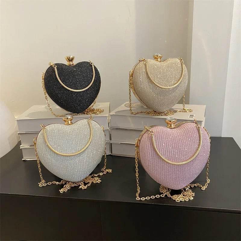 Love Chain Crossbody Handbag – Trendy & Elegant - ZA-Zola