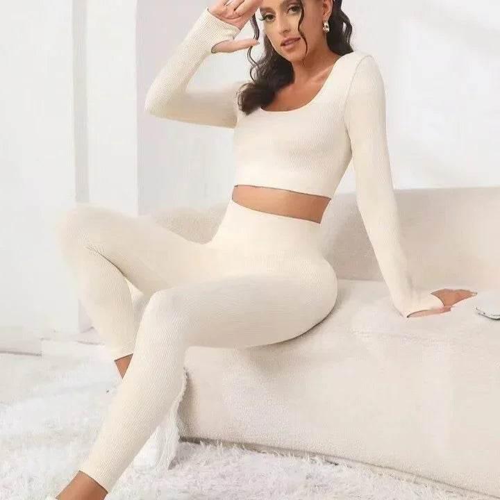 Seamless Yoga Set – Long Sleeve & Lift Leggings - ZA-Zola