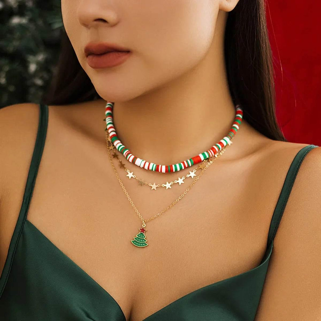 Shop Christmas Snowman Necklace – Festive Crystal Charm - ZA-Zola
