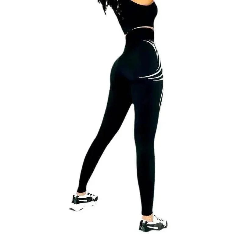 Seamless Black Yoga Pants for Women - ZA-Zola
