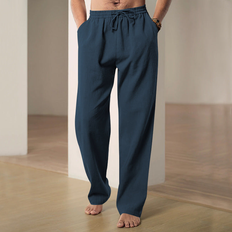 Men's Track Sweatpants | Breathable Loose High-Waist
