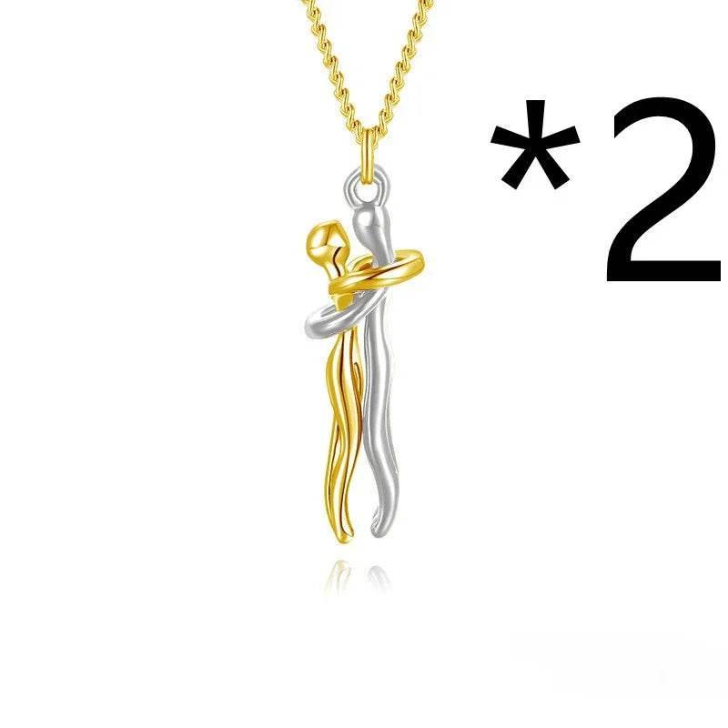 Affectionate Hug Necklace – Perfect Couple's Gift - ZA-Zola