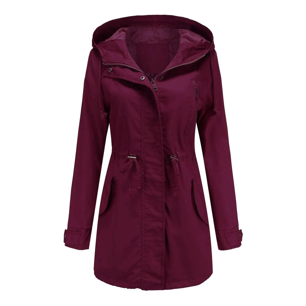 Women’s Cotton Anorak Mid-Length Spring Coat - ZA-Zola