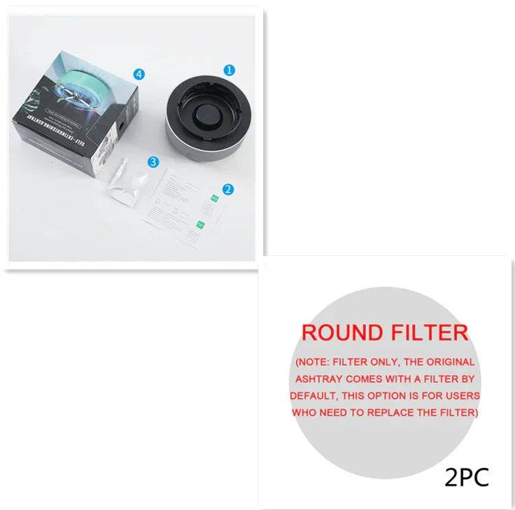 Portable Air Purifier Ashtray – Smoke & Odor Removal - ZA-Zola