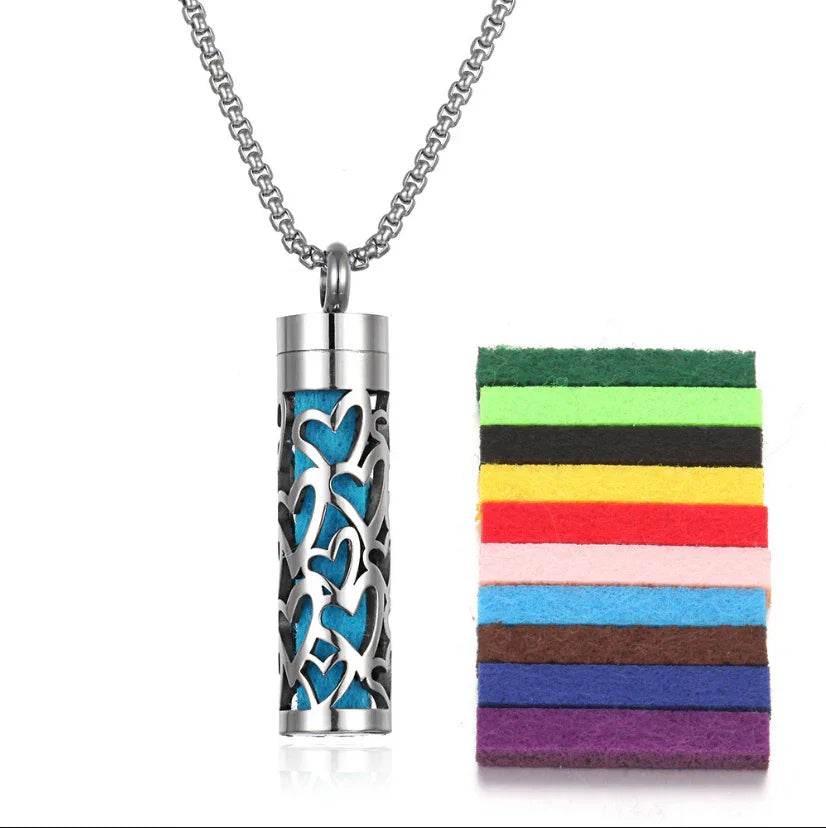 Titanium Aromatherapy Pendant Necklace - ZA-Zola