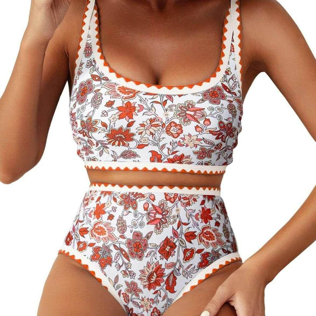 Women’s Sexy Paisley Floral Bikini Swimsuit Set | S–XXL - ZA-Zola