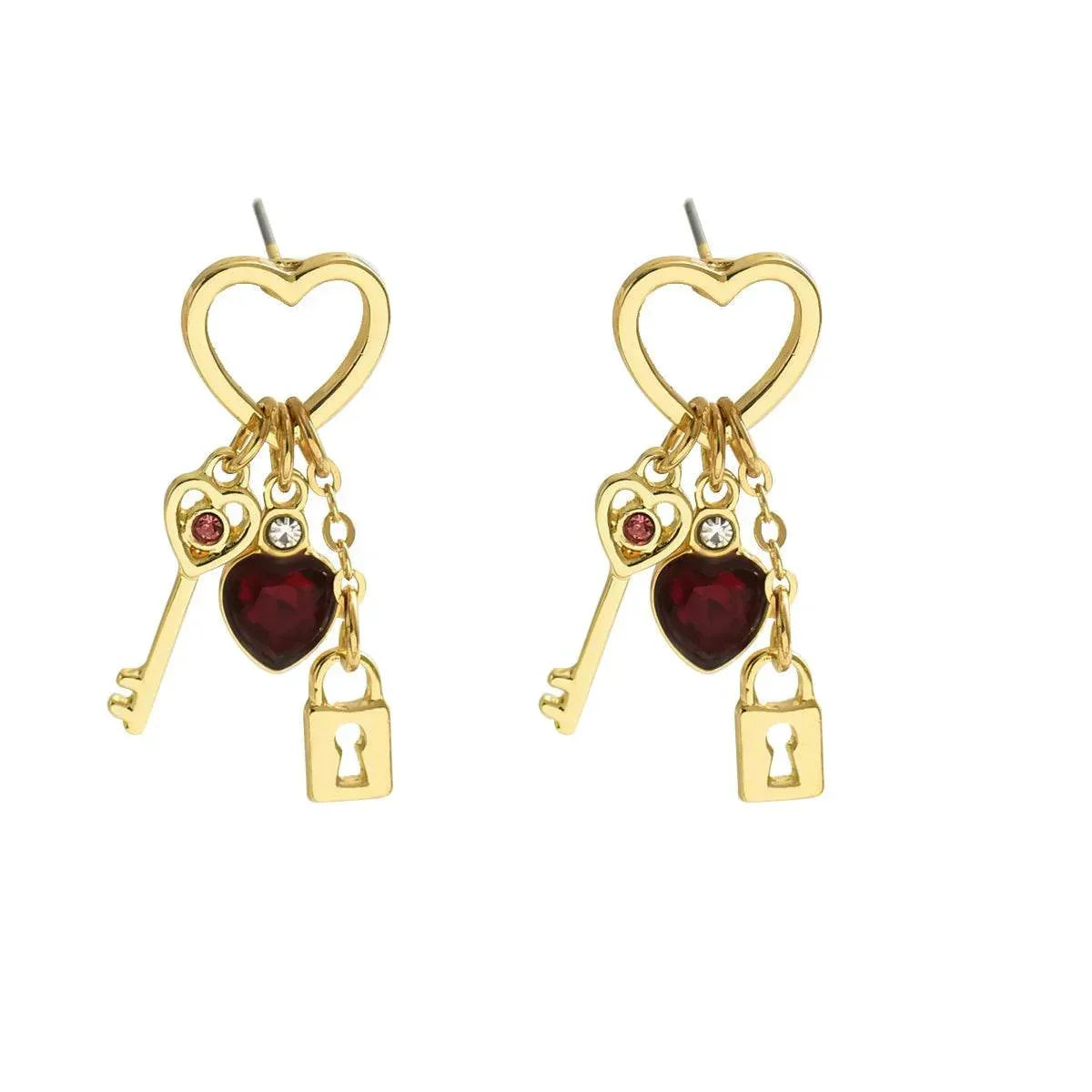 Luxury Love Lock Earrings - Perfect Valentine’s Gift! - ZA-Zola