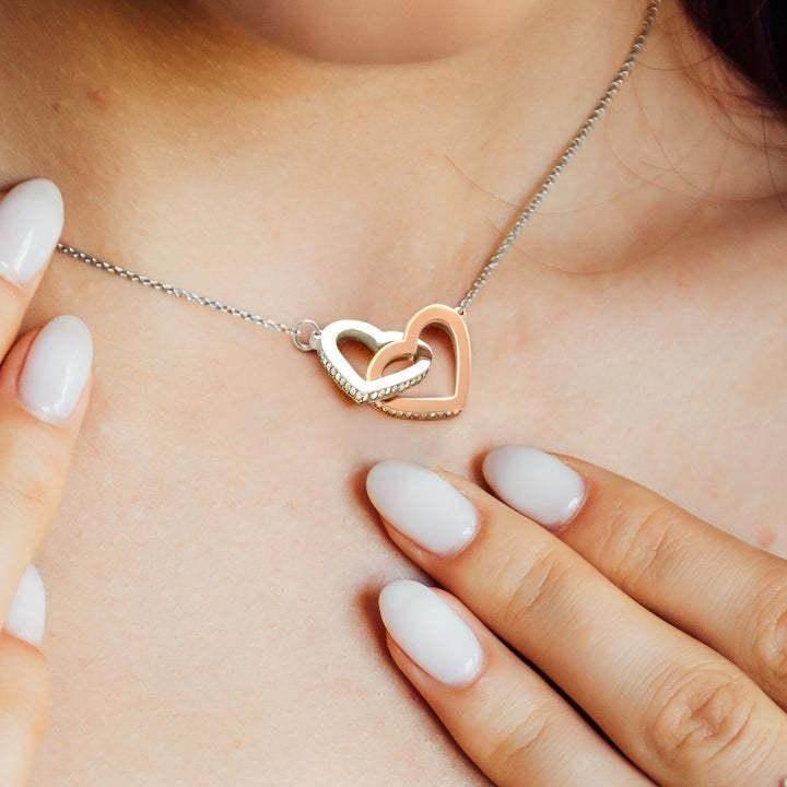 Shop Double Heart Necklace – Elegant Personalized Gift - ZA-Zola
