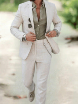 British Casual Commuter Suit - Plus-Size Spring/Summer