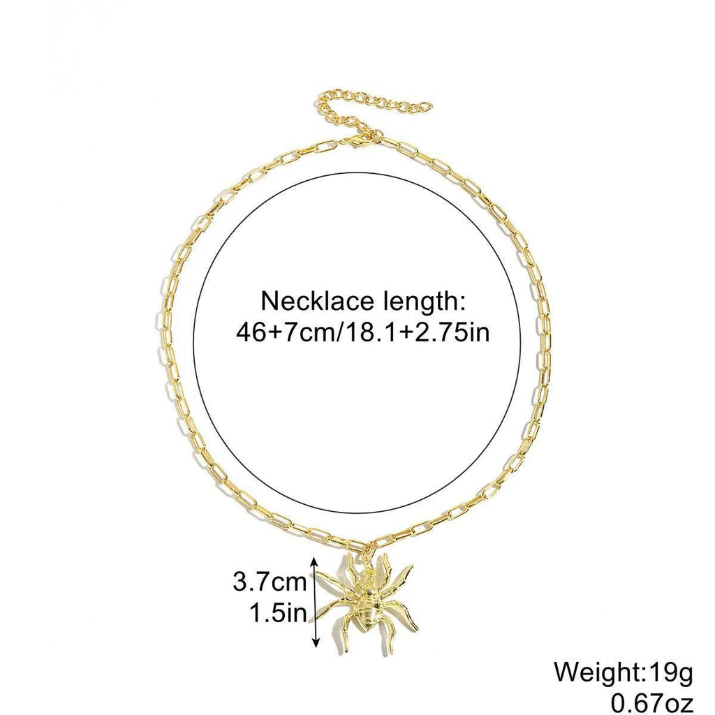 ZA-Zola Halloween Bat Ghost Skull Necklace - ZA-Zola