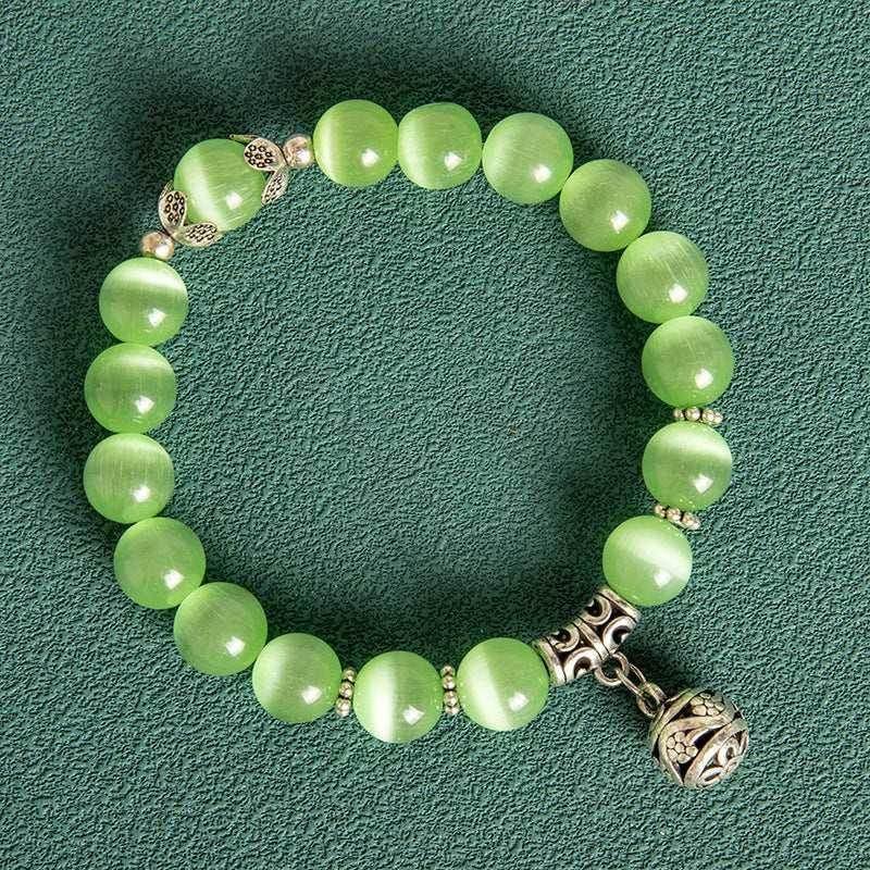 Korean Style Opal Crystal Beaded Bracelet 10MM - ZA-Zola