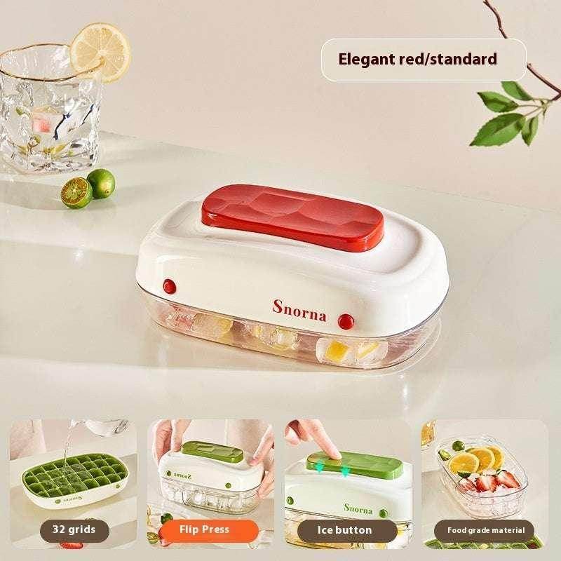 Food Grade Ice Tray with Lid – Press and Release Mold - ZA-Zola
