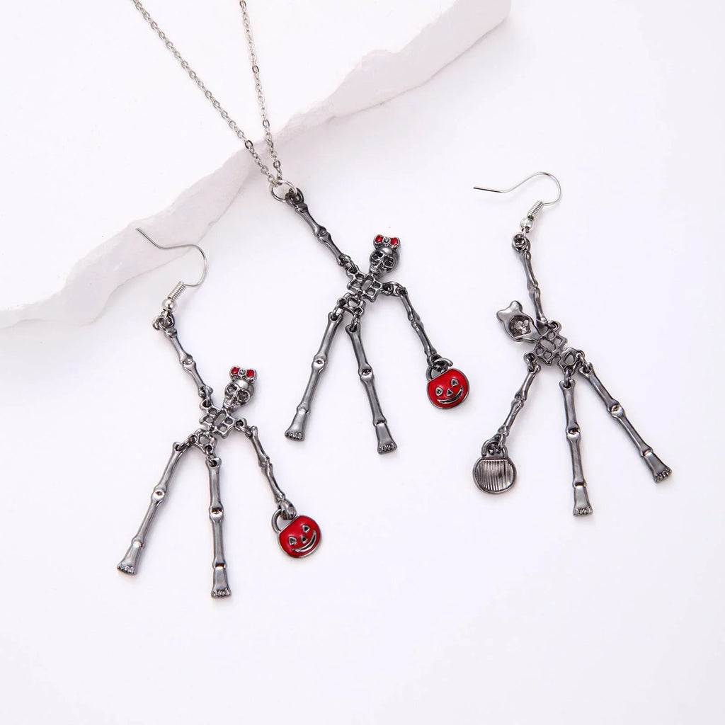 ZA-Zola Halloween Skeleton Jewelry Set - ZA-Zola