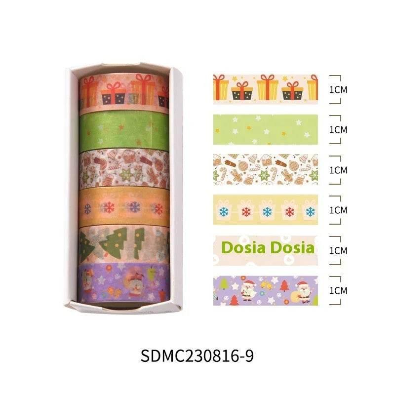 Christmas Decorative Tape – 6 Roll Set - ZA-Zola