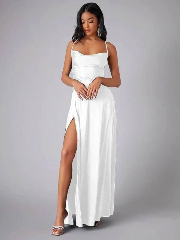 Backless Slim Fit Dress – S-3XL, 14 Colors - ZA-Zola