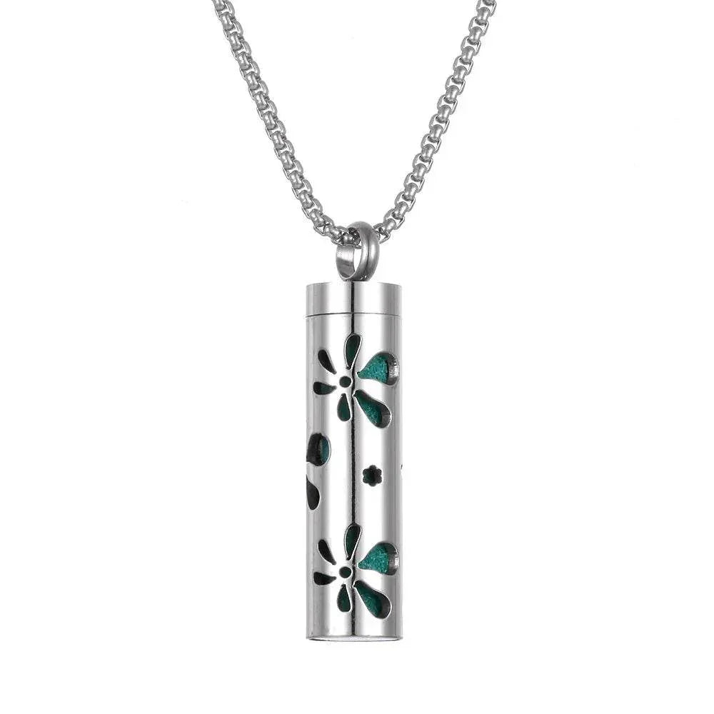 Titanium Aromatherapy Pendant Necklace - ZA-Zola