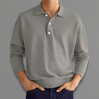 Men’s V Neck Polo Jacket Shirt | ZA-Zola