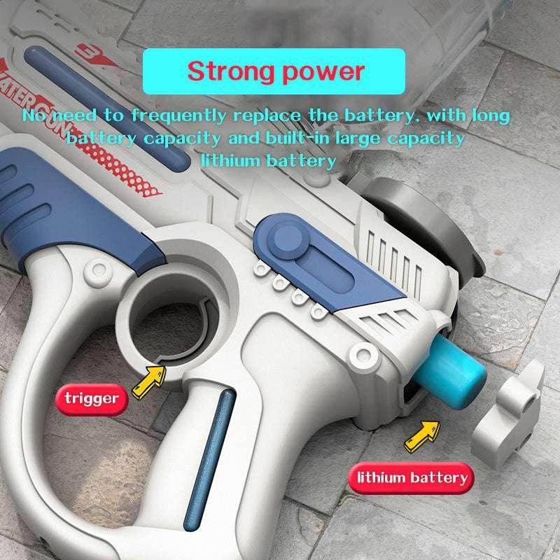 Children’s Space Sci-Fi Electric Water Gun – Rechargeable Toy for Ages 7–14 - ZA-Zola