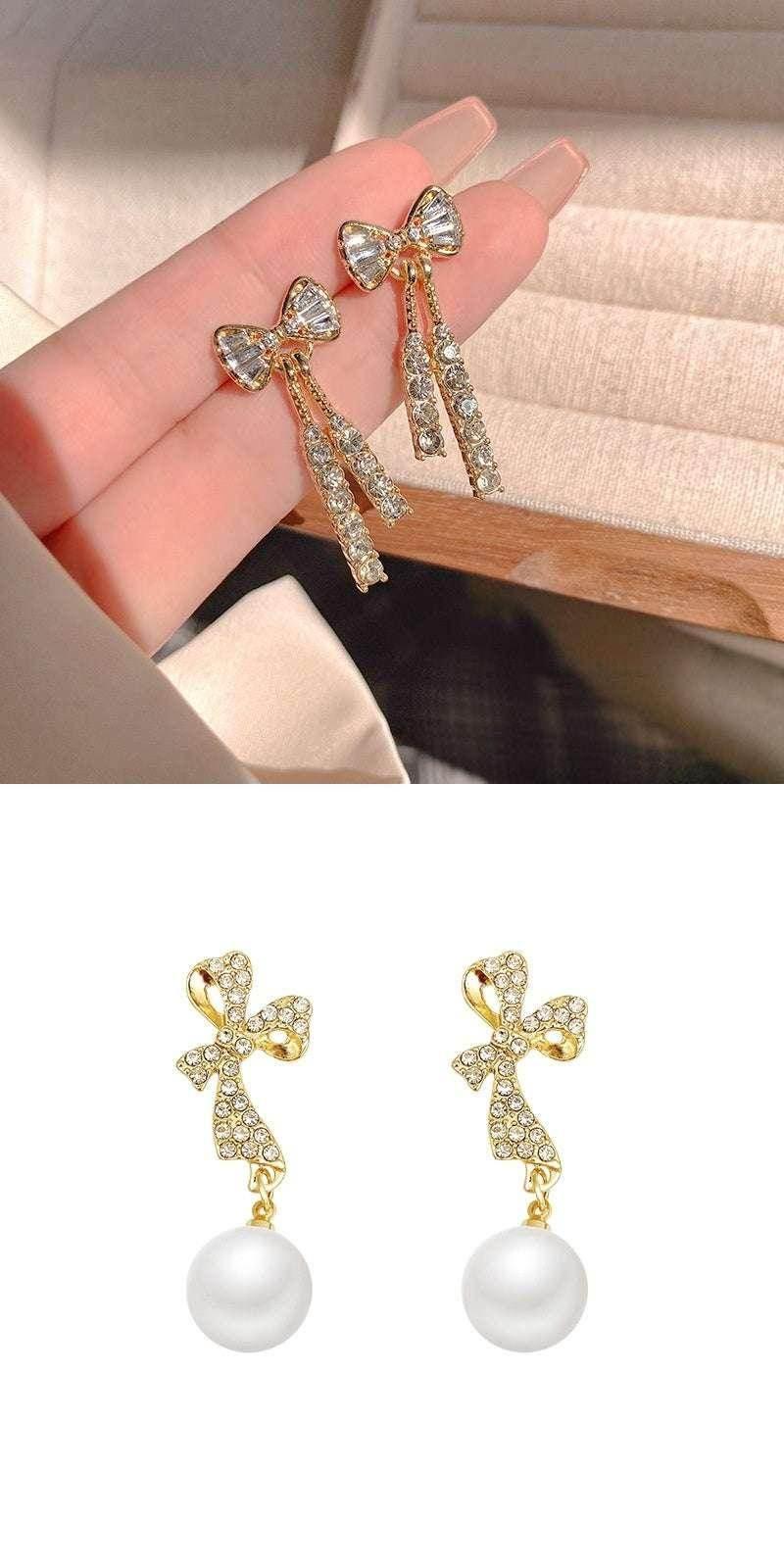 Butterfly Rhinestone Earrings – Fashion Jewelry - ZA-Zola