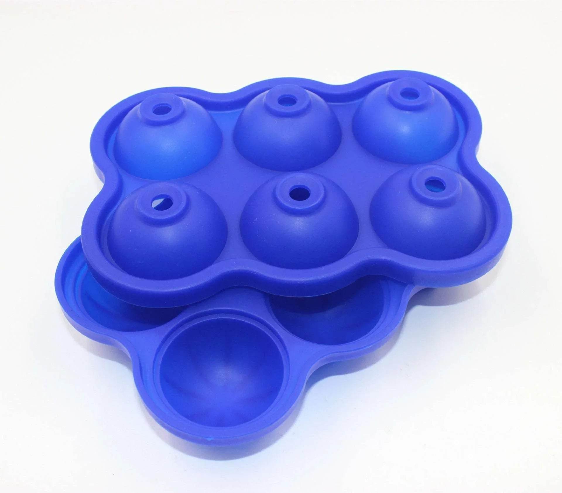 Large Silicone Ice Ball Tray – 6 Cell Sphere Mold - ZA-Zola