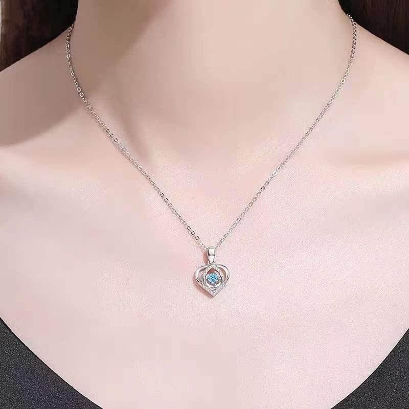 S925 Beating Heart Necklace – Luxury Valentine's Gift - ZA-Zola